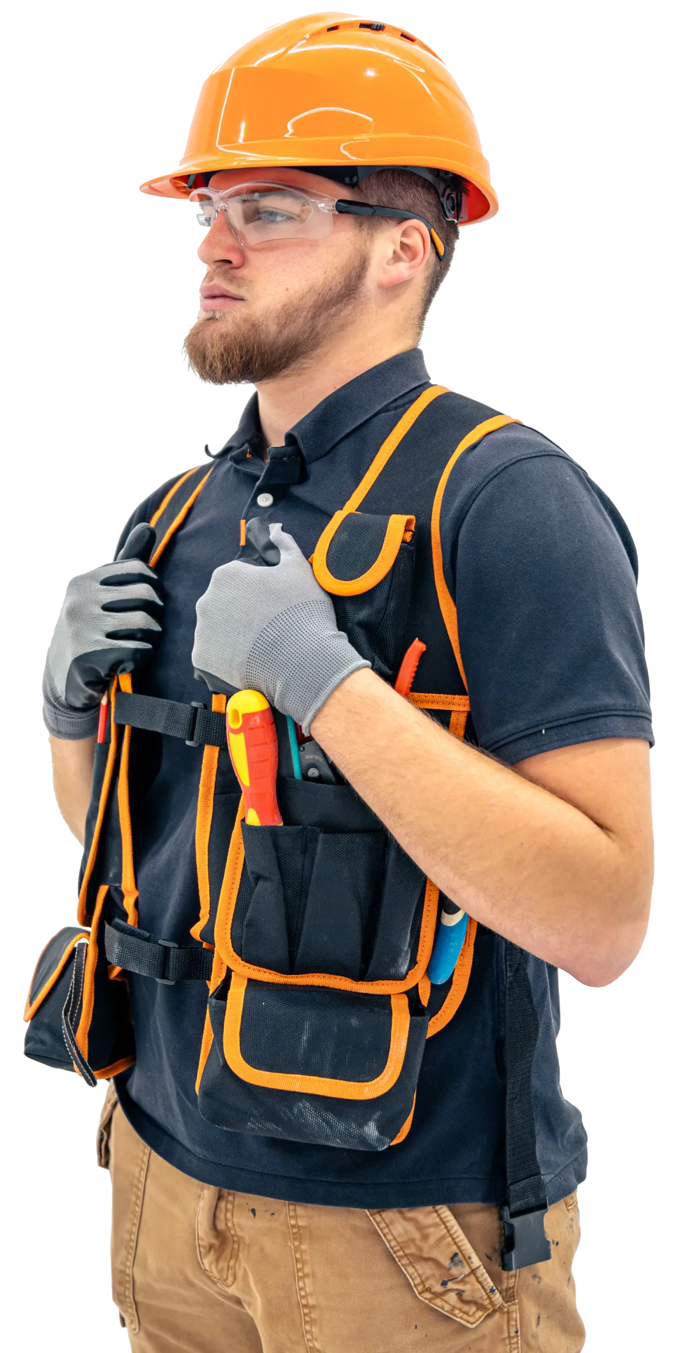 construction man standing